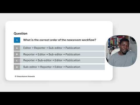 How News Becomes News: Workflow & Editing Explained | MCM 202 | Lecture 2