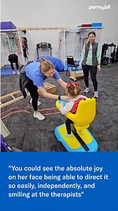 1K views · 28 reactions | “Emma had the opportunity to try the Explorer Mini! She loved it and was moving all around. You could see the absolute joy on her face being able to direct it so easily, independently, and smiling at the therapists” - Emma’s mother, Mary. Thank you, Mary, for sharing this wonderful moment!  : www.instagram.com/emmas_journey_of_hope/ #Permobil #InnovatingForIndividuals #ExplorerMini | Permobil | Facebook