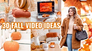 30 Fall Video Ideas for YouTube 2025