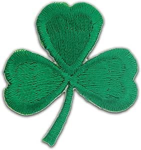 Shamrock Clover Embroidered Applique Sticker - 10 Pack