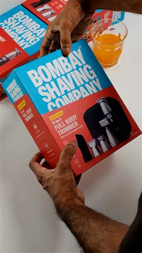 From boardrooms to beaches - look sharp wherever you go. Introducing Full Body Trimmer Special Edition It's a complete full body grooming packed in a sleek, hard-shell travel bag. It offers complete grooming from head to toe, ensuring you look and feel your best every day. 🪒 Nose and Ear Grooming 🪒 Body Grooming 🪒 Scalp and Beard Trimming 🪒 90 Min Run Time on Just 2 Hrs Charge 👉 Shop Now | Bombay Shaving Company