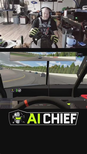 Should always pay attention to your Crew Chief 🤣. #AIChief #SimRacing #iRacing #iRacingCommunity #SimRacingLife