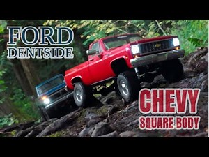 Chevy Square Body VS Ford Dentside - RC4WD K10 Scottsdale & Custom Ford F150