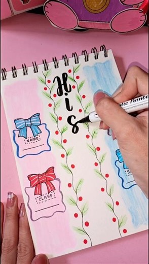 Creative Front Page Design: HISTORY ✨ #frontpage #school #schoolprojects #tutorial #art #history