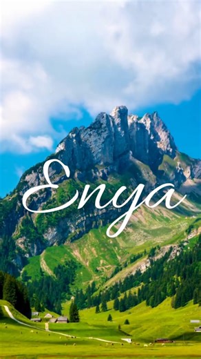Enya Mountains. BEAUTIFUL Piano with MOUNTAIN scenery