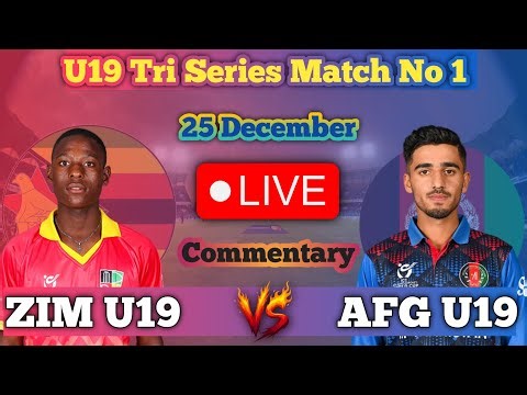 Zimbabwe u19 vs Afghanistan u19 Scorecard Hindi Commentary By Vk Nehra