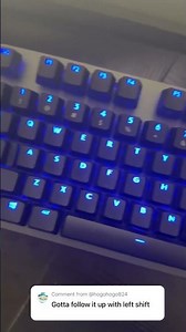Pressing the Left Shift key on a Logitech G512 Keyboard #shorts #click #keyboard #logitechkeyboard