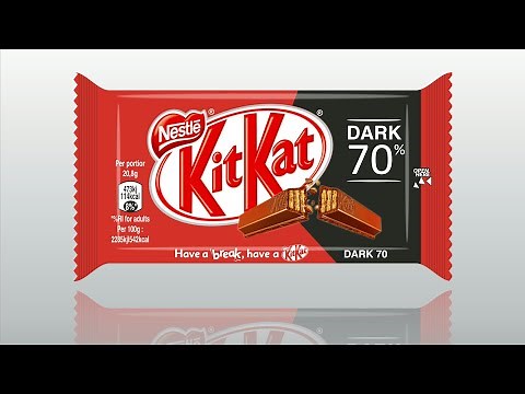 Kit Kat Wrapper Design in Corel Draw