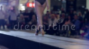 Model on Presentation of Female Underwear on Catwalk, Fashion Show,sexy Girl in Lingerie on Catwalk in Bright Lights, Stock Video - Video of girl, runway: 96668375