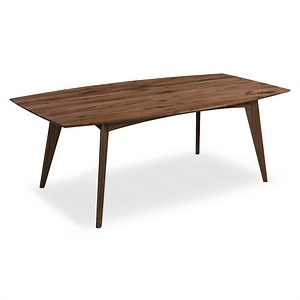 Watch POLY & BARK Amalfi Dining Table, Walnut on Amazon Live