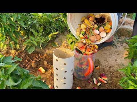 Turn Kitchen Scraps Into Free Fertilizer: The Simple PVC Pipe Composting Method Everyone Should Try
