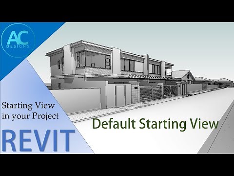 Starting View in Revit | Revit Tutorial | Tips and Tricks