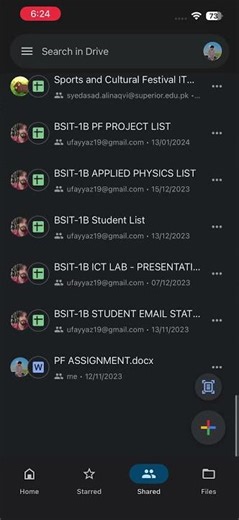 How to check shared files folders on google drive #shorts #googledrive