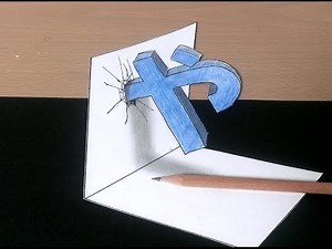 【トリックアート】 壁にやを射す方法 Trick Art
