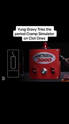 Yung Gravy Tries the period Cramp Simulator on Clot Ones #yunggravy #fyp #gravytrain #foryou #clotones
