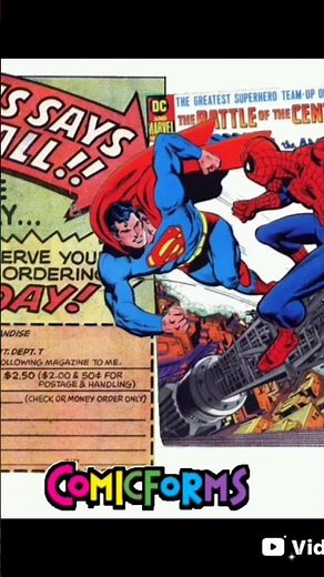 Battle of the Century Superman vs Spider-Man 1976 #marvel