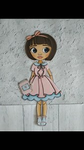 Printable Paper Doll Blythe With Clothes - Digital PDF Instant Download, Dress up Cut Out Doll, Busy Book Activity, Fashion Girl Template - Etsy
