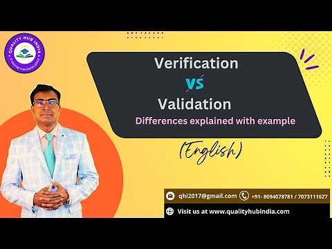 Key difference between Verification and Validation | Explained with examples| ‪@QualityHUBIndia‬