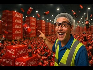 Inside Coca-Cola Factory: How Coke Is Made Step-By-Step (Satisfying Process)