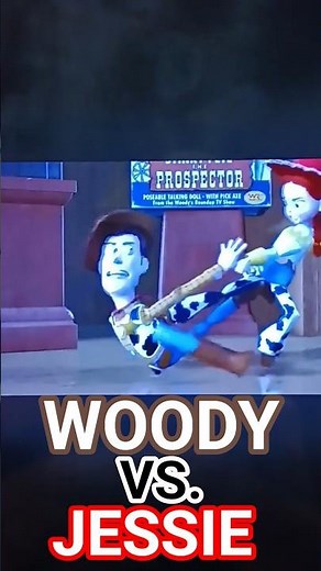 TOY STORY 2 (1999) Woody VS. Jessie