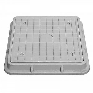 [Hot Item] Saudi Arabia En124 Drainage Poly Resin Glass Fiber Composite Square Manhole Cover