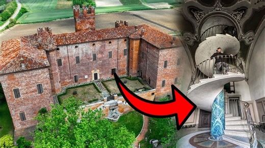 288K views · 10K reactions | Most Expensive Abandoned Castle in Europe | Spiral Staircase ONLY For Billionaires | Exploring With Fighters | Facebook