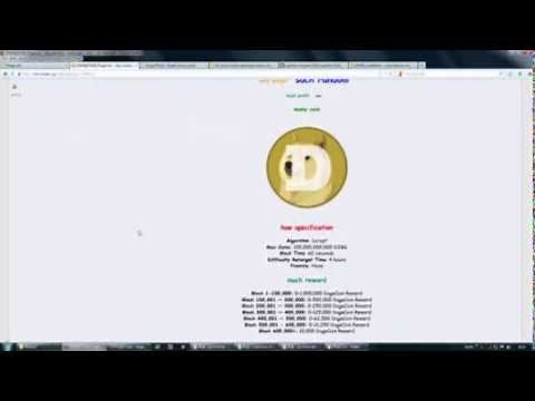Mining DogeCoins on your Windows Laptop