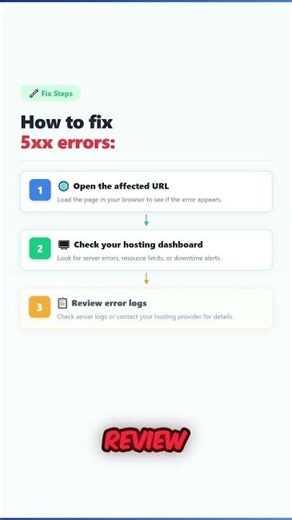 How to Fix Server Error 5xx Fast