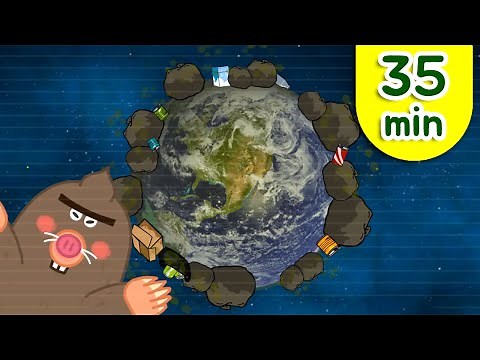 Green Earth Day♥ Beware of Environmental Warning | Short Stories for Children ★Genikids