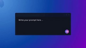 prompt search bar for AI artificial intelligence large language model user interface design voice search button engineering prompts