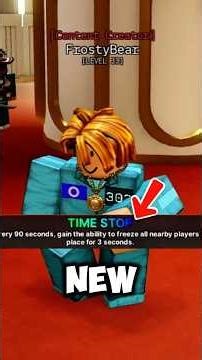 USING THE NEW OVERPOWERED TIME STOP ABILITY IN ROBLOX🔥