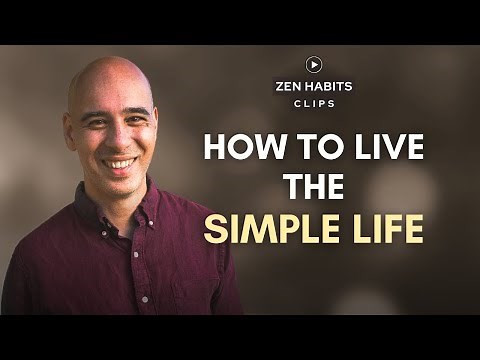 How to Live the Simple Life