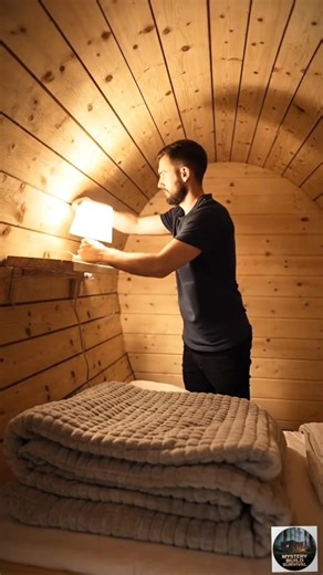 Hidden Modern Shelter Inside a Giant Tree Log | ASMR #asmr #tree #survival