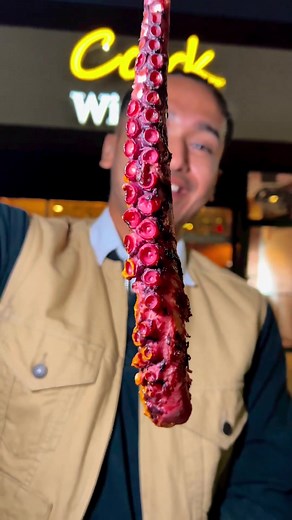 One of our most exciting dishes on the new menu! 🐙🔥 #octopus #seafood #corkwinebar #stpatricksday