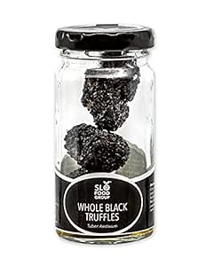 Slofoodgroup Black Truffles, Preserved Whole Black Truffles (Tuber Aestivum) Preserved in Brine (30 gram net weight truffles) - Truffle Mushroom Gourmet Food