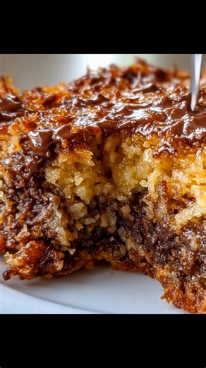 German Chocolate Dump Cake Ingredients: - 1 box yellow cake mix (15.25 oz) - 1 can (12 oz) German chocolate frosting - 1 can (20 oz) crushed pineapple, undrained - 1 cup chopped pecans - 1/2 cup butter, sliced - 1 cup shredded coconut Directions: 1. Preheat oven to 350°F (175°C). 2. Lightly grease a 9x13-inch baking dish. 3. Spread the crushed pineapple evenly in the bottom of the prepared baking dish. 4. Spoon dollops of German chocolate frosting over the pineapple. 5. Sprinkle the yellow cake 