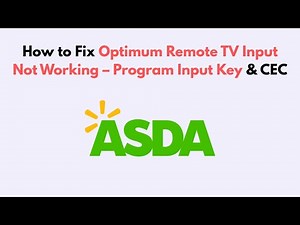 How to Fix Optimum Remote TV Input Not Working – Program Input Key & CEC