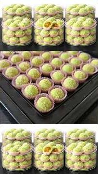 Eid cookie ideas: pineapple tarts and klepon. Click here for the recipe ▶️☝️