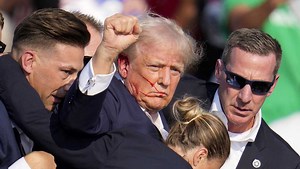 Former President Trump shot in assassination attempt at PA rally; Attendee killed, 2 injured