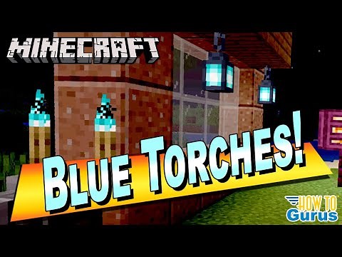 How You Can Make Blue Torches in Minecraft Nether Soul Fire Torch Lantern plus Shroomlight