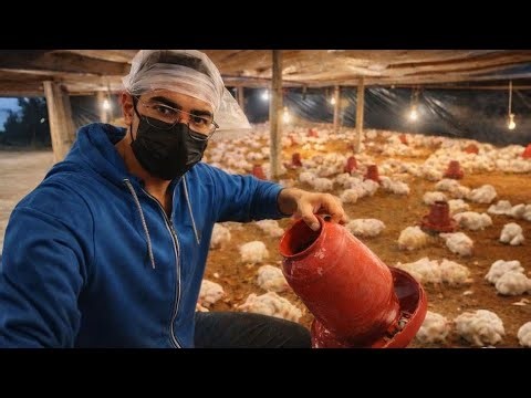 🔥How I Work in My Poultry Farm | Daily Broiler Farming Routine🐥