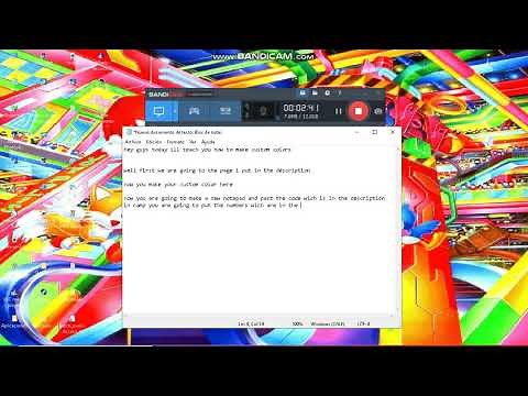 How To make custom colors For Srb2