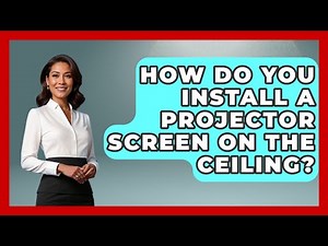 How Do You Install A Projector Screen On The Ceiling? - NextGen Viewing and Audio