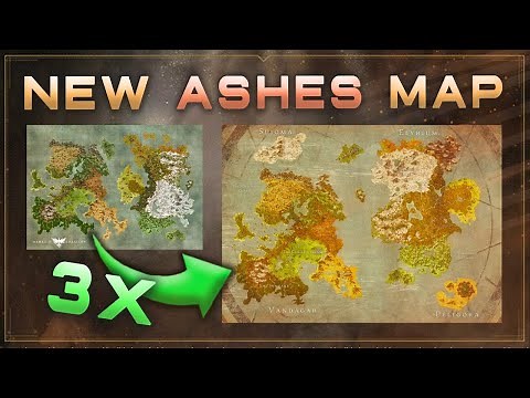 Size Comparison Of NEW Ashes Of Creation Map Reveal!