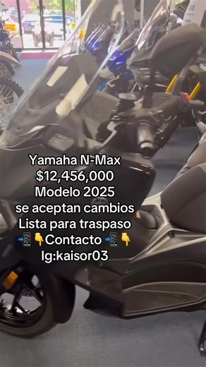 Yamaha N-Max 2025 en venta $12.456.000 — lista para traspaso