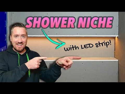 How to Build a Shower Niche with Metal Studs! (Bathroom Reno Project - Ep 14)