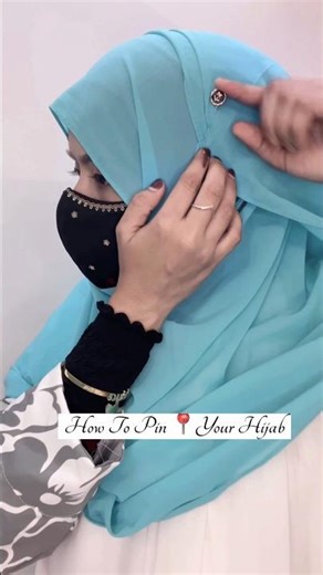 How To Pin 📍 Your Hijab Easily #shorts