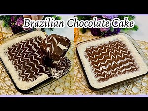 Forget any other Chocolate Cake and try this Brazilian Cake | Brigadeiro Cake with Chocolate Sauce |