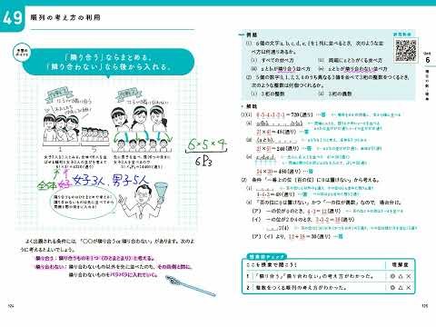 49 順列の考え方の利用：『ビジュアル予習ガイド数学Ⅰ・A』
