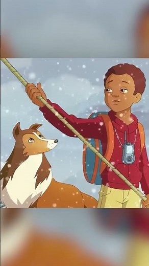 Zoey and Harvey save a Bird from a Snowstorm! | The New Adventures of Lassie | Cartoons for Kids